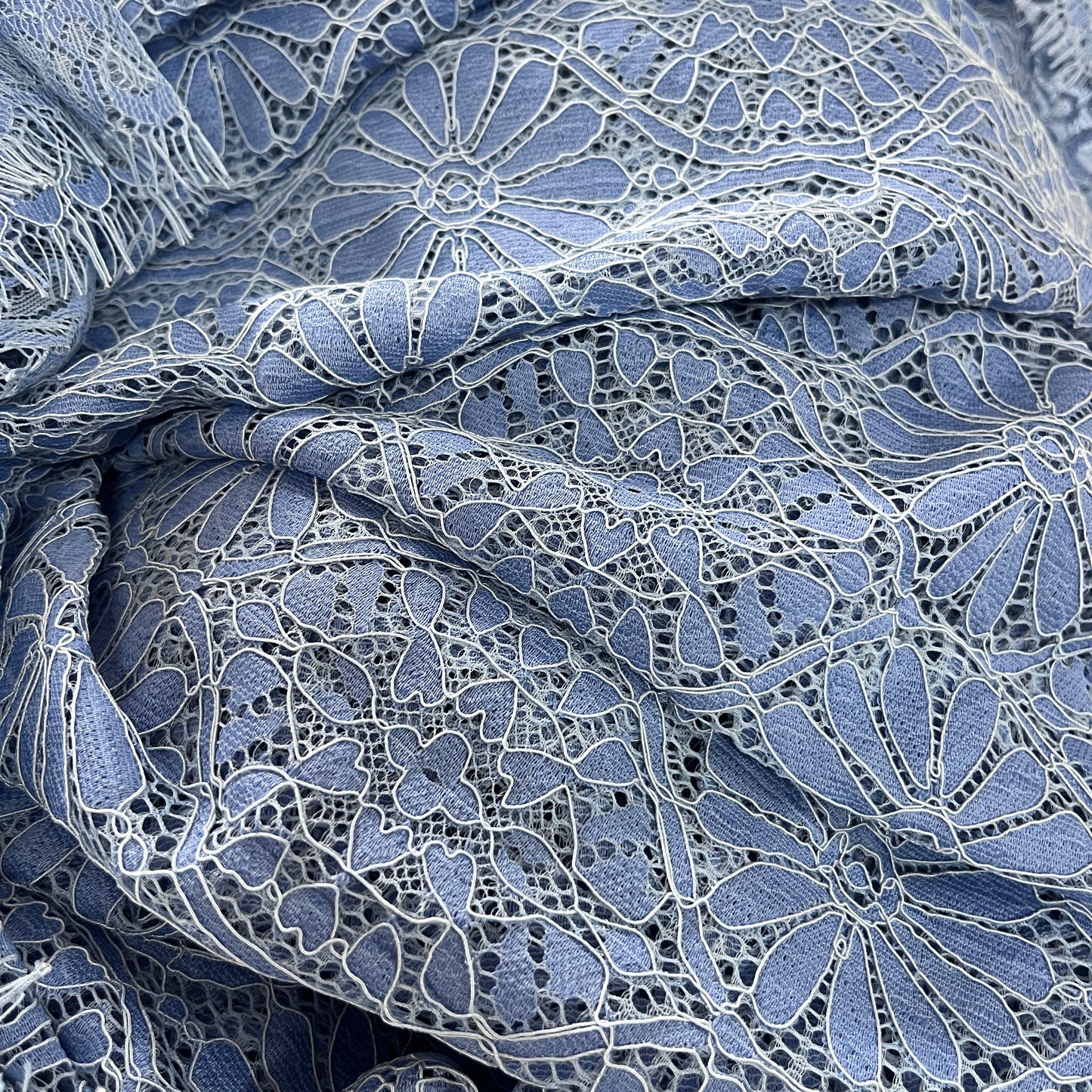 Tessuto in pizzo Macramè