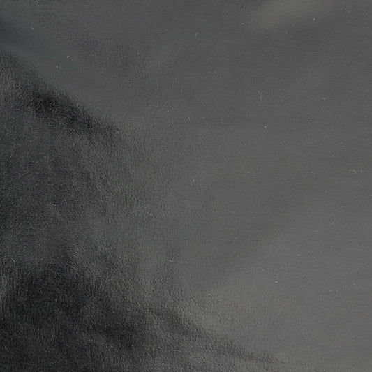 Finta Pelle Elasticizzata al Metro Similpelle Lucida - Bucarest - La Boutique Del Tessuto - Black -