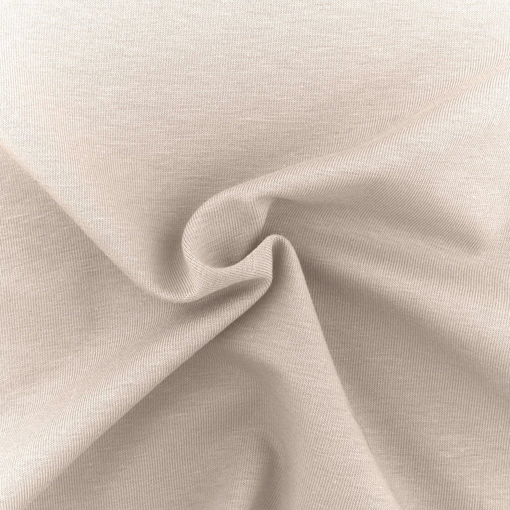 Tessuto Jersey Elastico di Cotone al Metro - Bilbao - La Boutique Del Tessuto - Colore Gesso - 343 -