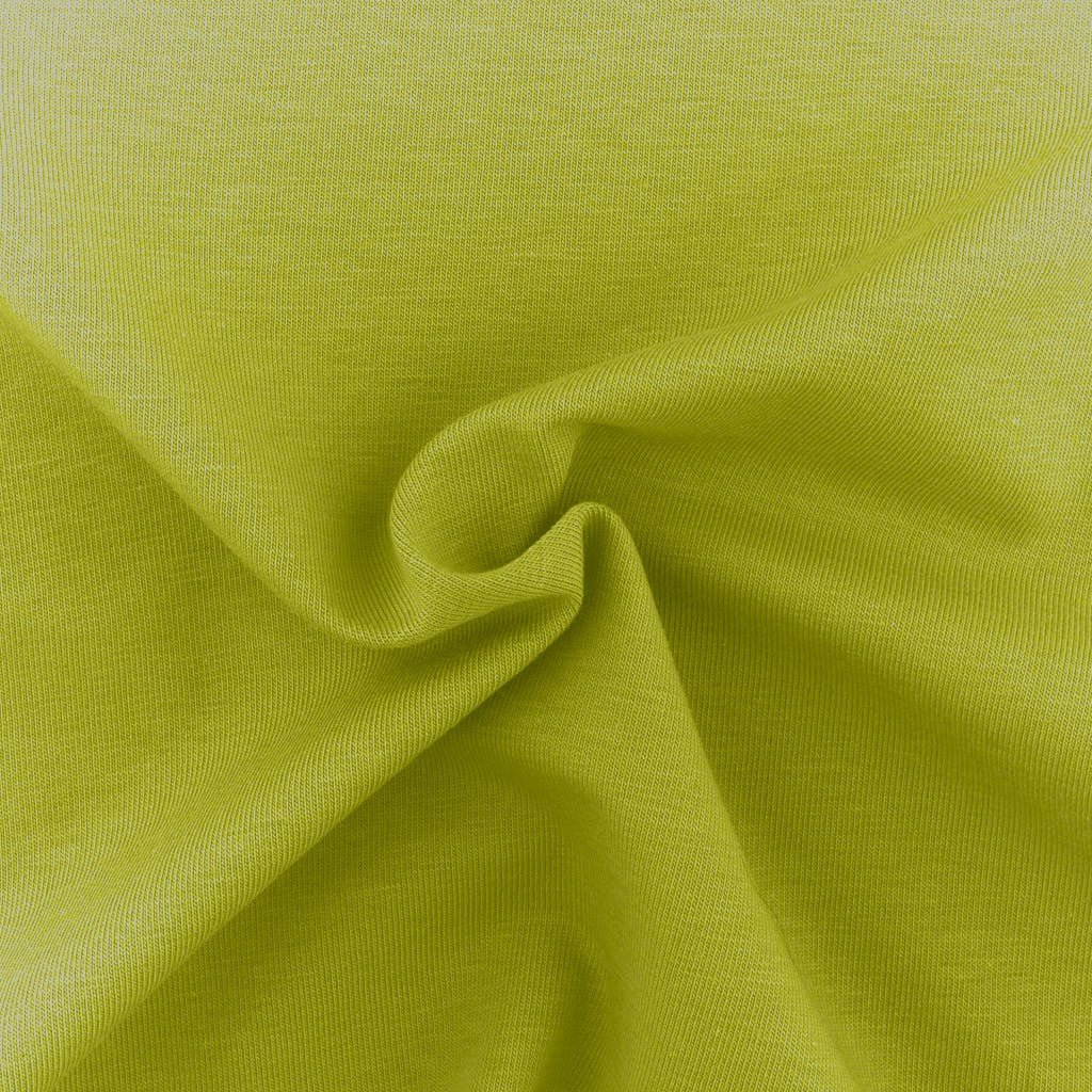 Tessuto Jersey Elastico di Cotone al Metro - Bilbao - La Boutique Del Tessuto - Colore Verde Primavera - 424 -