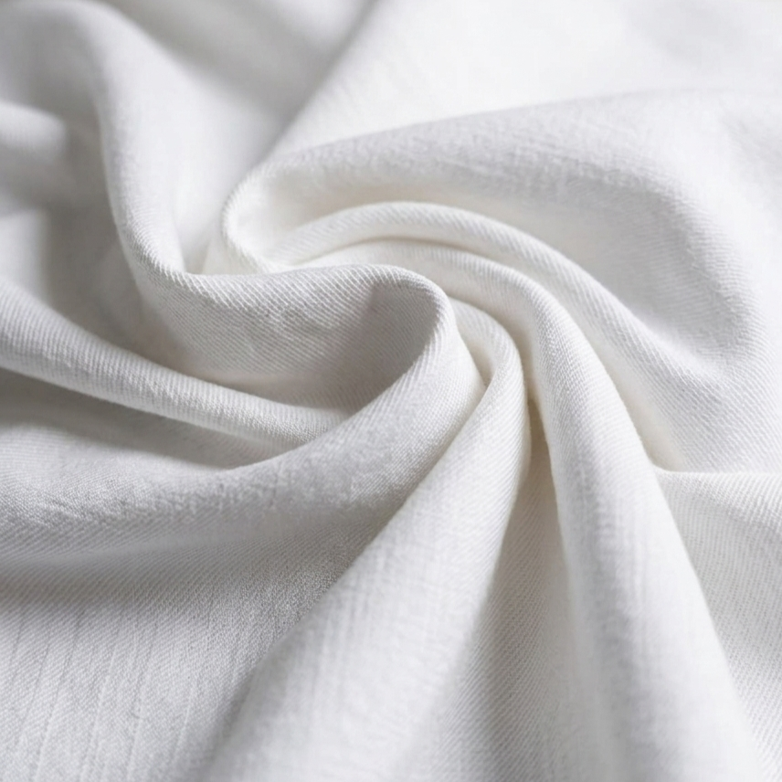 Tessuto Twill in Misto Lyocell e Cotone –  ABBY