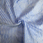 Tessuto a Righe Ricamato Geometrie Classiche e Ricami Floreali - COSTANZA