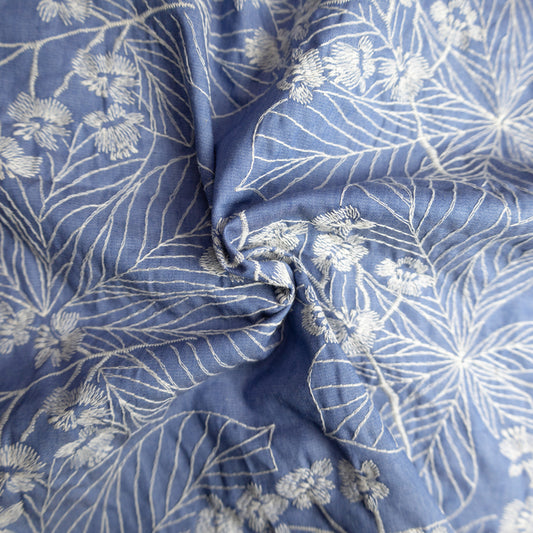 Tessuto in Puro Cotone Ricamato – FENICE