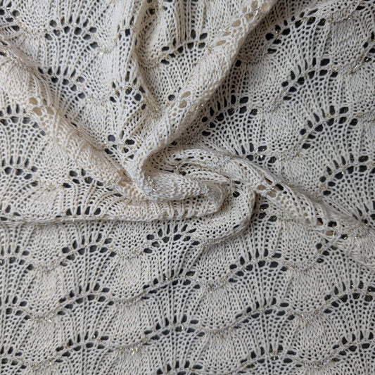 Pizzo in poliestere e cotone con lurex - RIHANNA