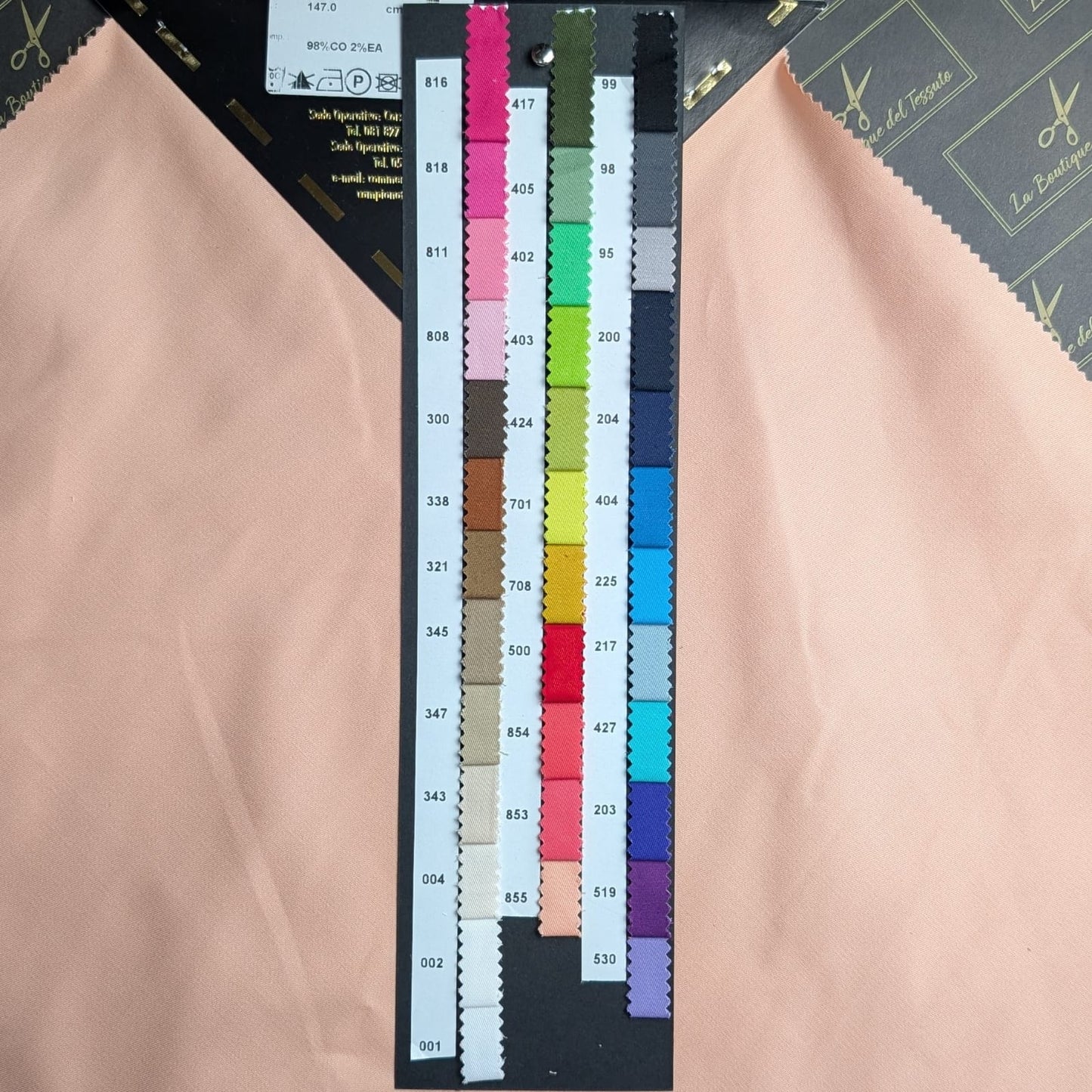 Gabardina elastica in cotone - TAORMINA