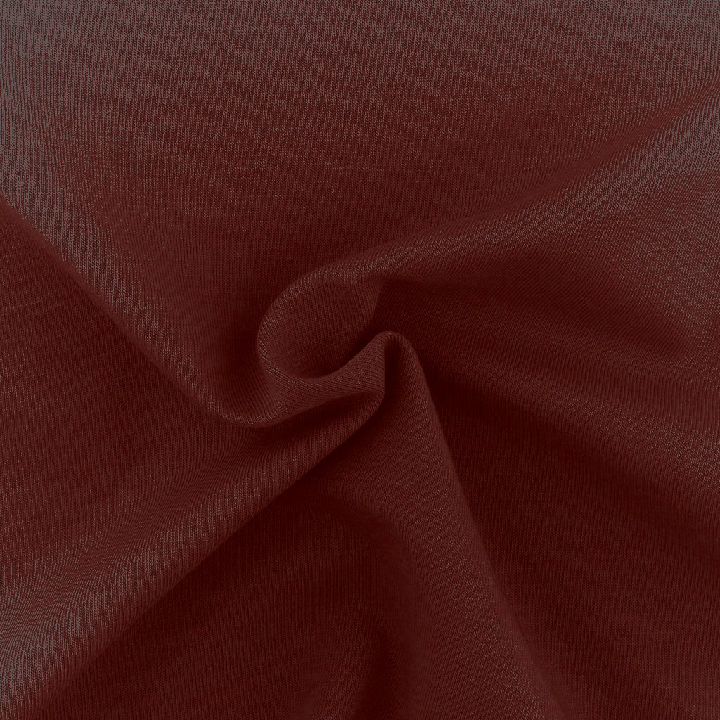 Tessuto Jersey Elastico di Cotone al Metro Colore Bruciato 338 Arricciato - Bilbao - La Boutique del Tessuto