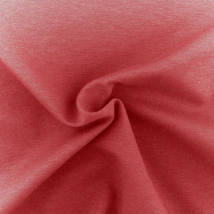 Tessuto Jersey Elastico di Cotone al Metro Colore Fragola 854 Arricciato - Bilbao - La Boutique del Tessuto