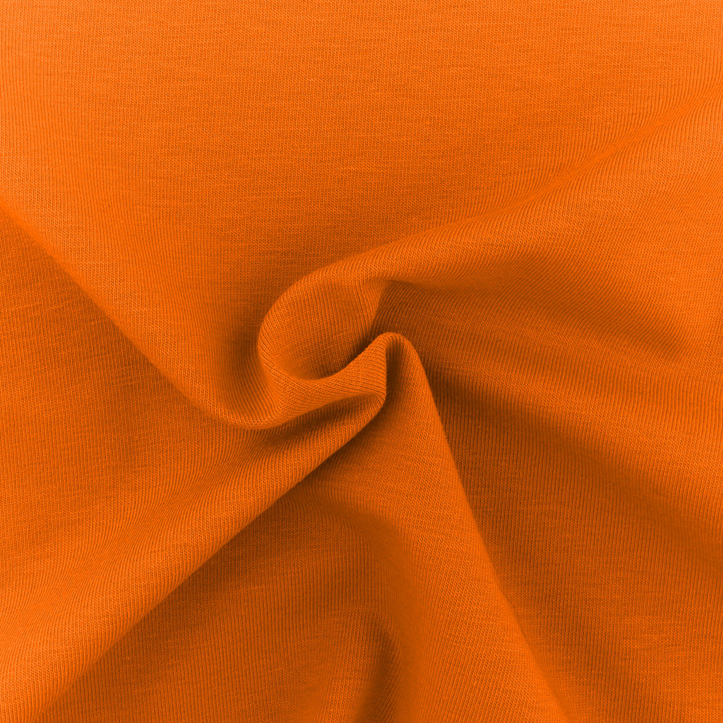 Tessuto Jersey Elastico di Cotone al Metro Colore Mango 339 Arricciato - Bilbao - La Boutique del Tessuto