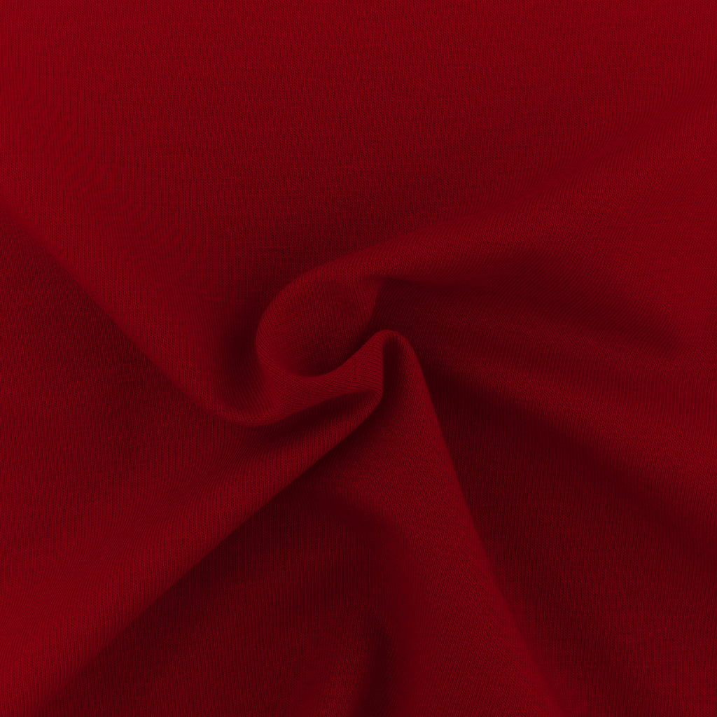 Tessuto Jersey Elastico di Cotone al Metro Colore Simply Red 500 Arricciato - Bilbao - La Boutique del Tessuto