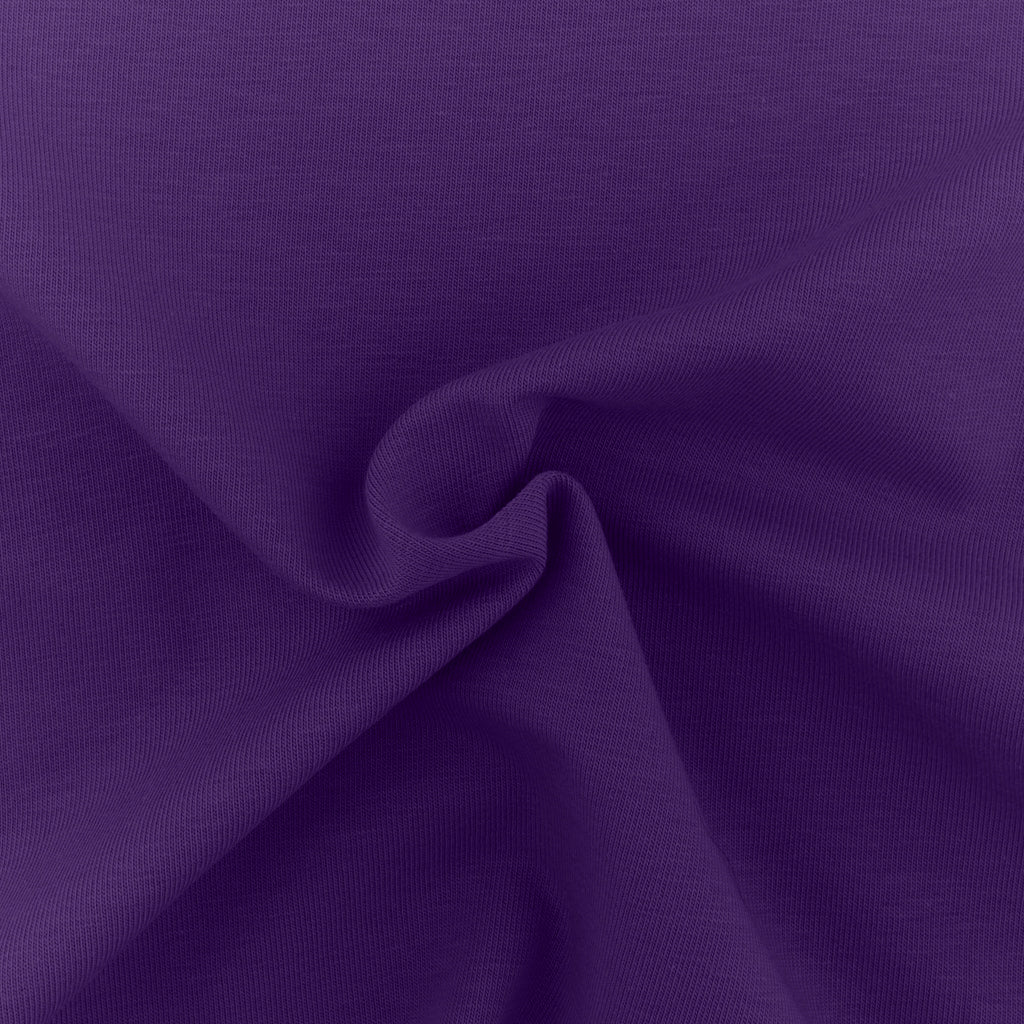 Tessuto Jersey Elastico di Cotone al Metro Colore Viola 526 Arricciato - Bilbao - La Boutique del Tessuto
