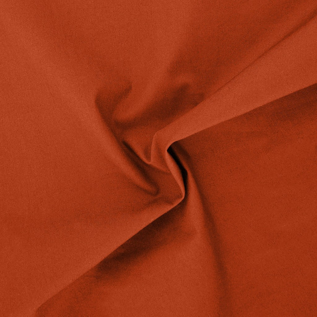 Tessuto Popeline di Cotone al Metro Colore Arancio Fluo 366 Arricciato - Giglio - La Boutique del Tessuto