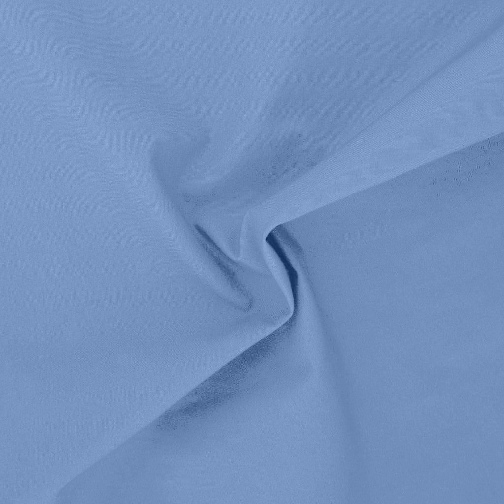 Tessuto Popeline di Cotone al Metro Colore Azzurro 214 Arricciato - Giglio - La Boutique del Tessuto 
