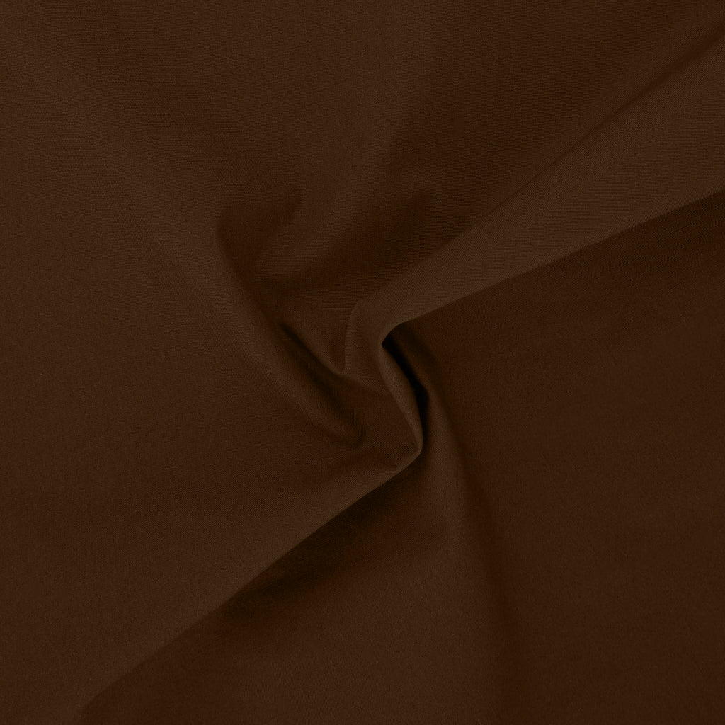 Tessuto Popeline di Cotone al Metro Colore Cacao 322 Arricciato - Giglio - La Boutique del Tessuto