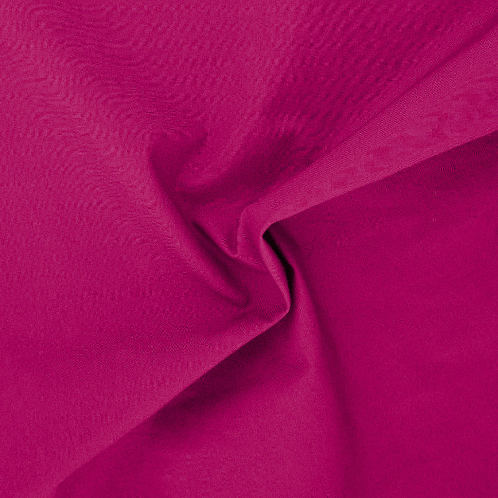 Tessuto Popeline di Cotone al Metro Colore New Fucsia 818 Arricciato - Giglio - La Boutique del Tessuto 
