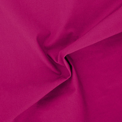 Tessuto Popeline di Cotone al Metro Colore New Fucsia 818 Arricciato - Giglio - La Boutique del Tessuto 