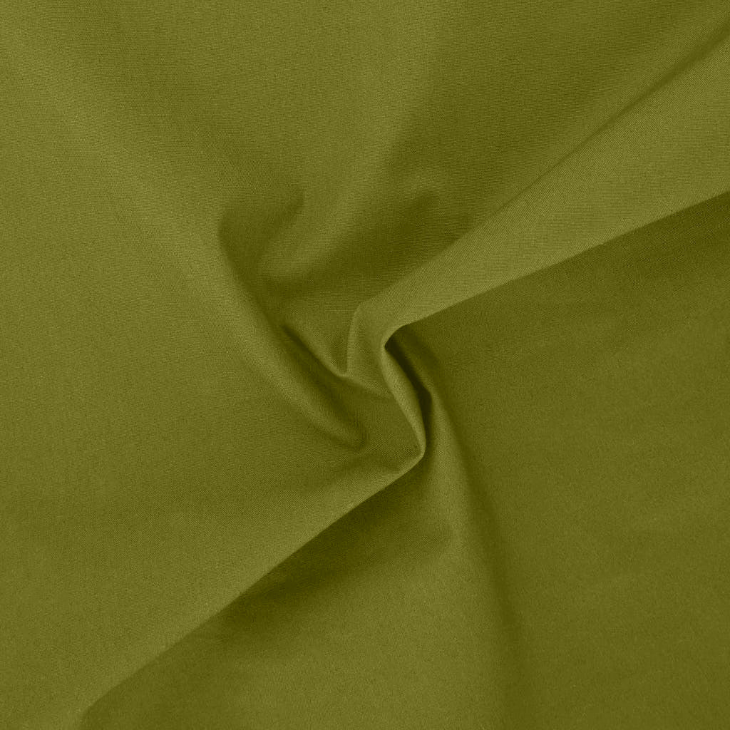 Tessuto Popeline di Cotone al Metro Colore Verde Primavera 424 Arricciato - Giglio - La Boutique del Tessuto