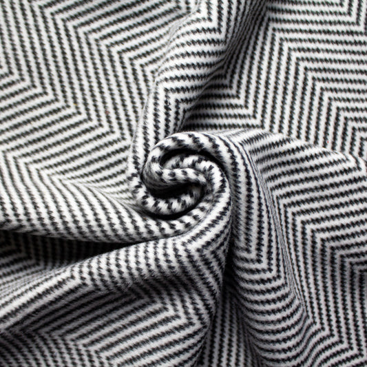 Cappotto spigato in poliestere - AISHA