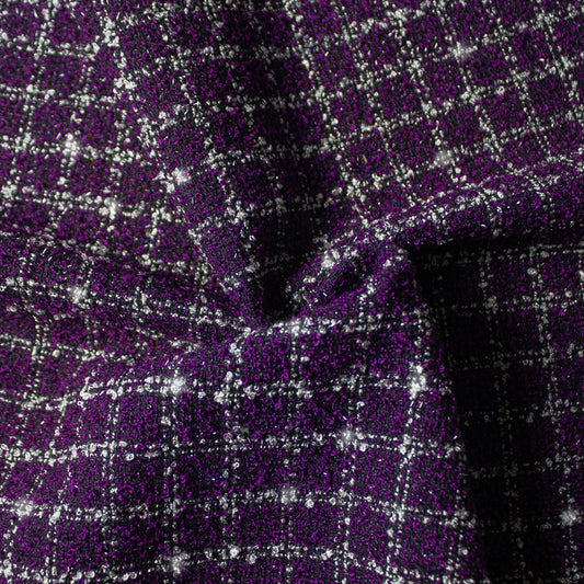 Tessuto per Cappotti Bouclé a Quadri – BRENDA