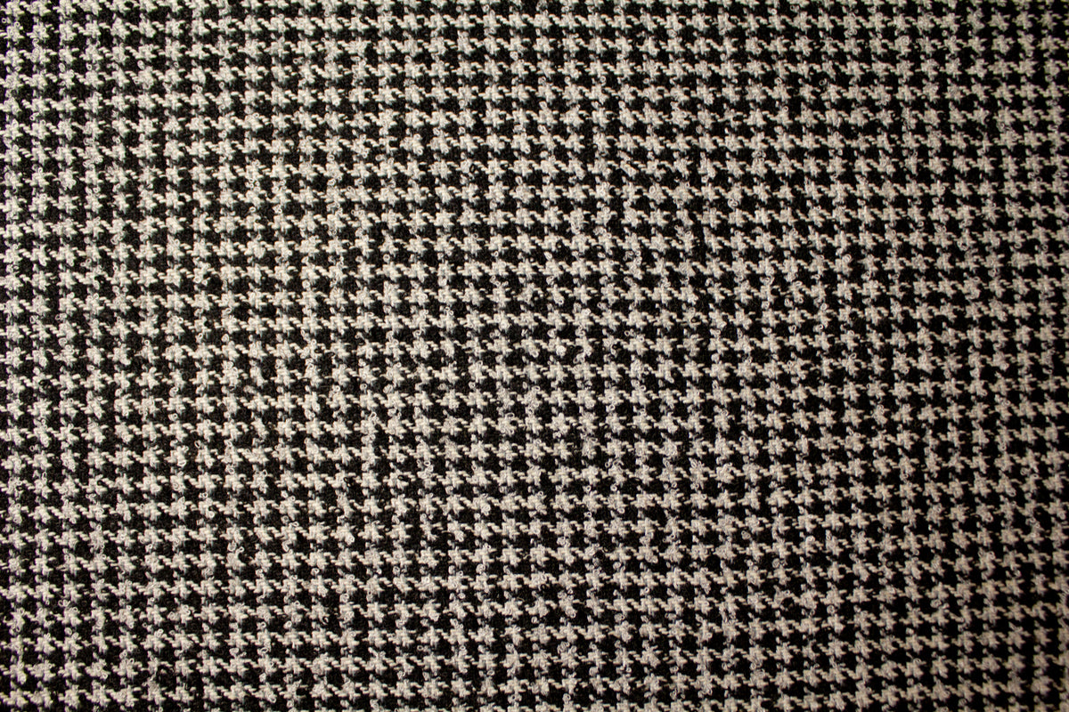 Quadro in poliviscosa classico bianco e nero - JACKIE