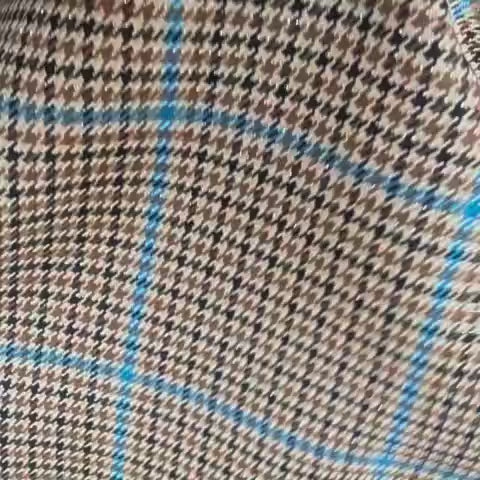 Principe di galles in poliviscosa e lurex - WILLIAM